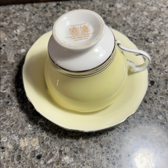 Paragon china company teacup and saucer set